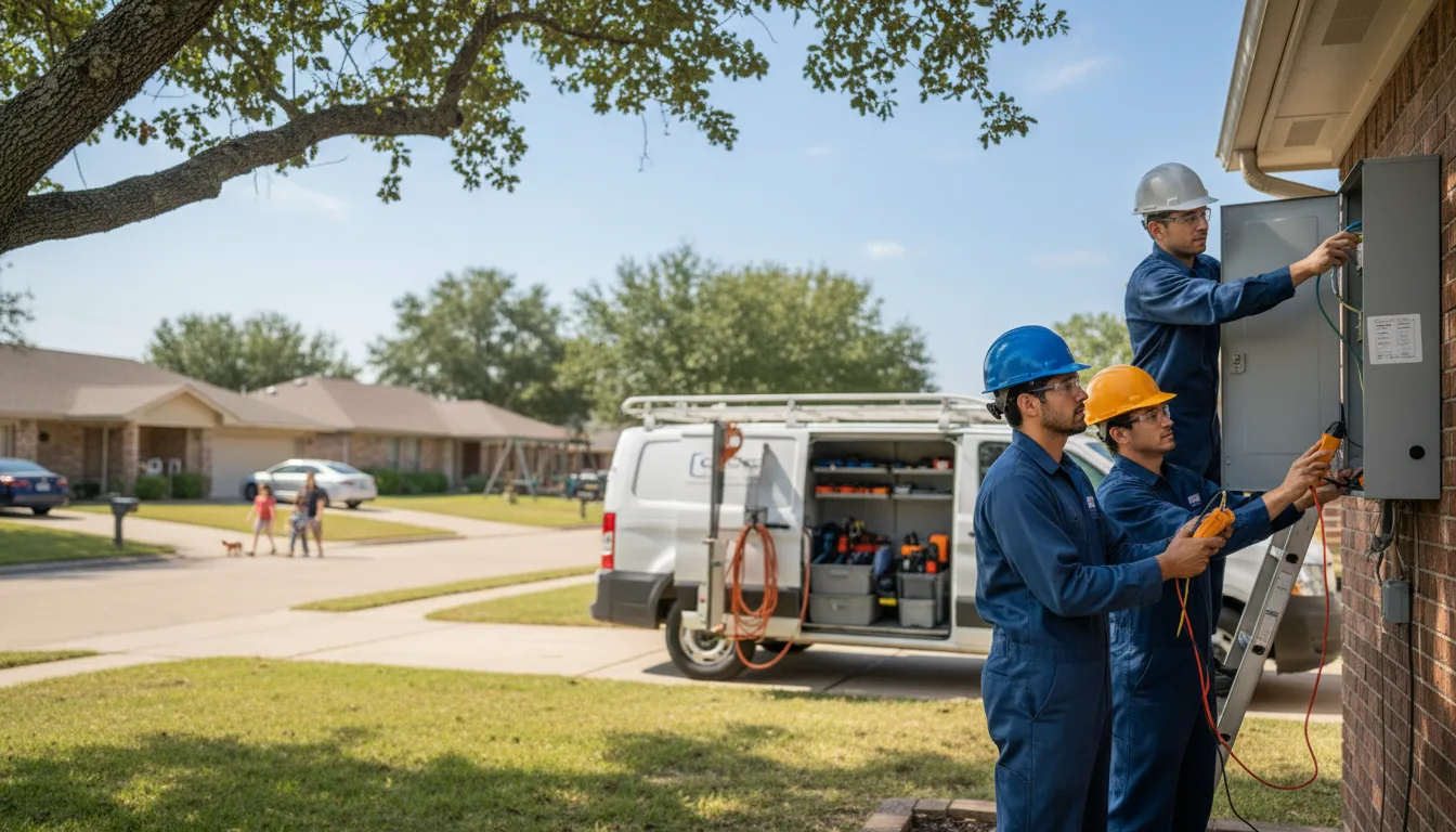 Certified electrician providing emergency electrical services in Swanlake, ID